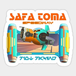 Safa Toma Speedway Sticker